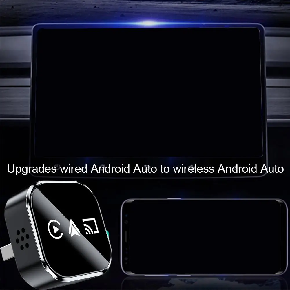 

Смарт-бокс для CarPlay, адаптер для Android Auto, USB-адаптер для зеркалирования экрана, Plug and Play, автомобильный мультимедийный плеер O7K4