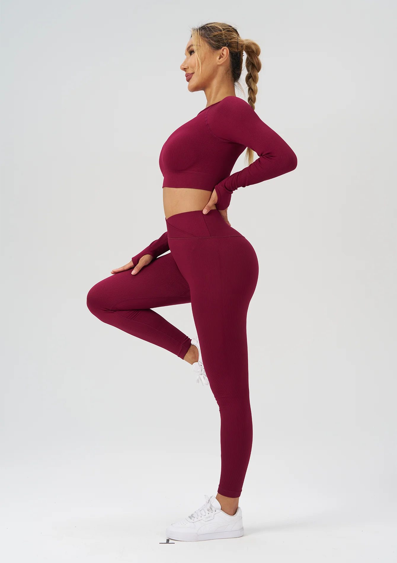 Dameskleding Yoga topsets met  - Winter Yoga Clothing recensie en prijs