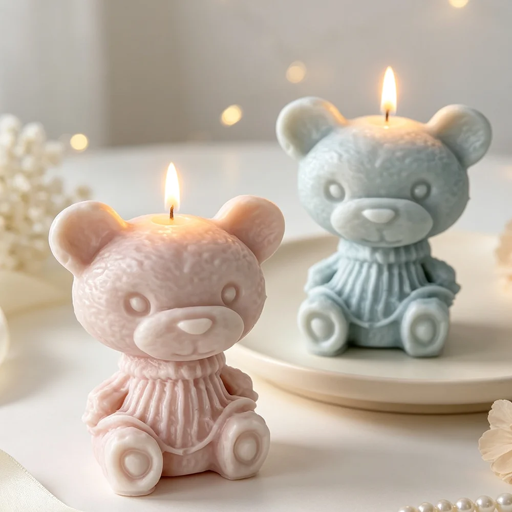 Coffee Jelly Tea - Bear Ice Cube Silicone Mold DIY