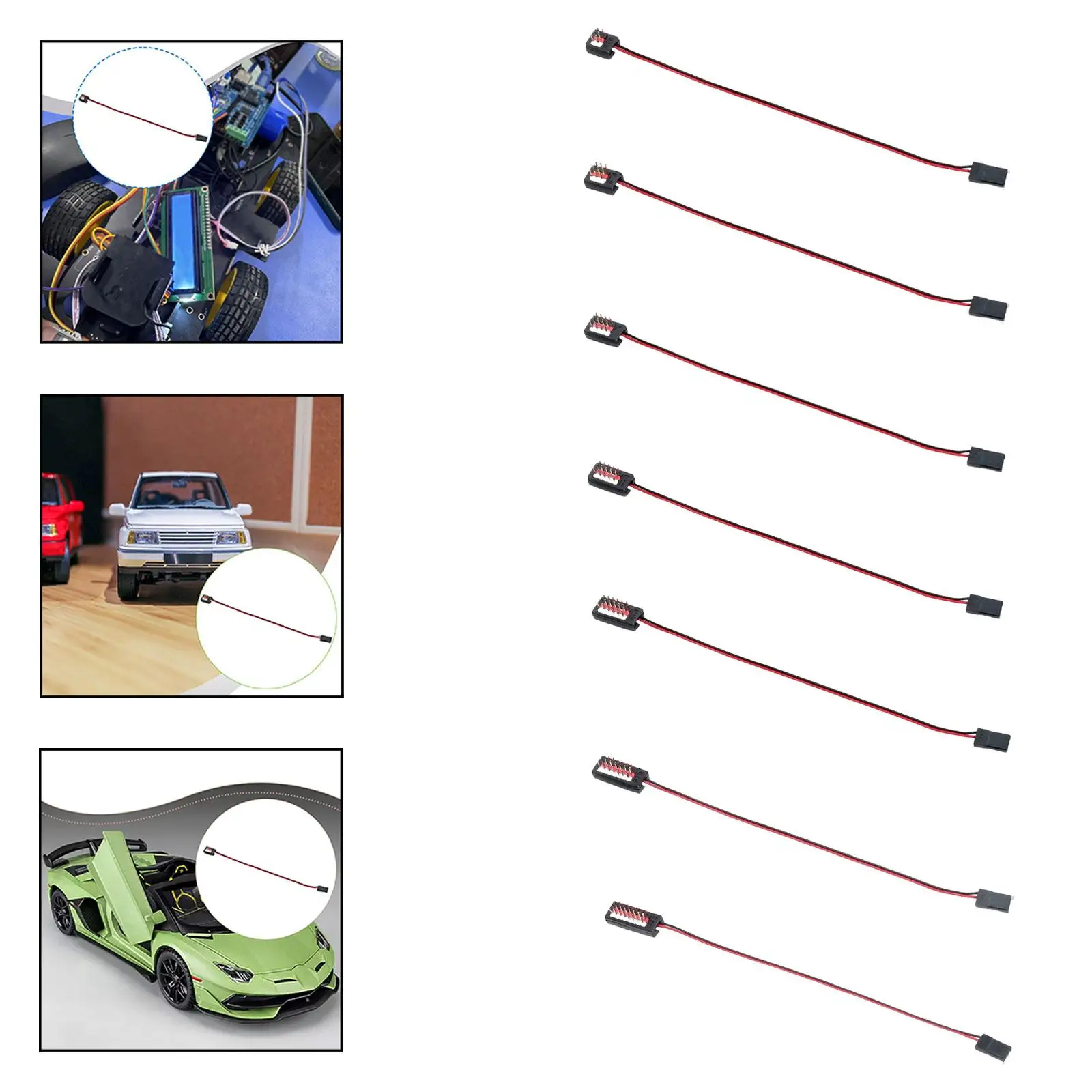 

Удлинительный сигнальный кабель для радиоуправляемых моделей автомобилей, высокопроизводительный, простой в установке, аксессуар для игрушечных краулеров, запчасти Hub R415 для моделей