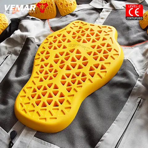 CE Level-2 Motorcycle Jacket Built-in Protective Pads Motocross Jacket Insert Pads Motorbike Jacket Pads Moto Rider Jacket Pads
