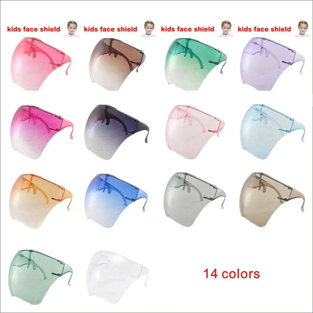 Protection Transparent Face Shield Face Cover Full Face Safety Shield Mask Cycling Sunglasses Cycling Glasses MTB Bike Glasses