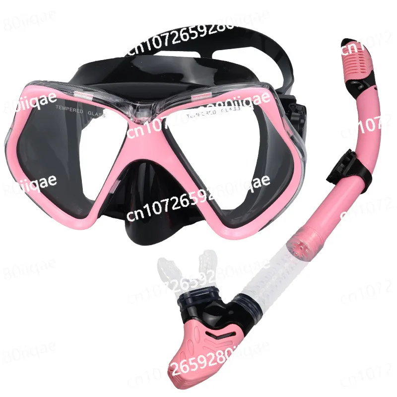 Diving goggles Adult snorkeling set Silicone diving mask Full dry mask Universal