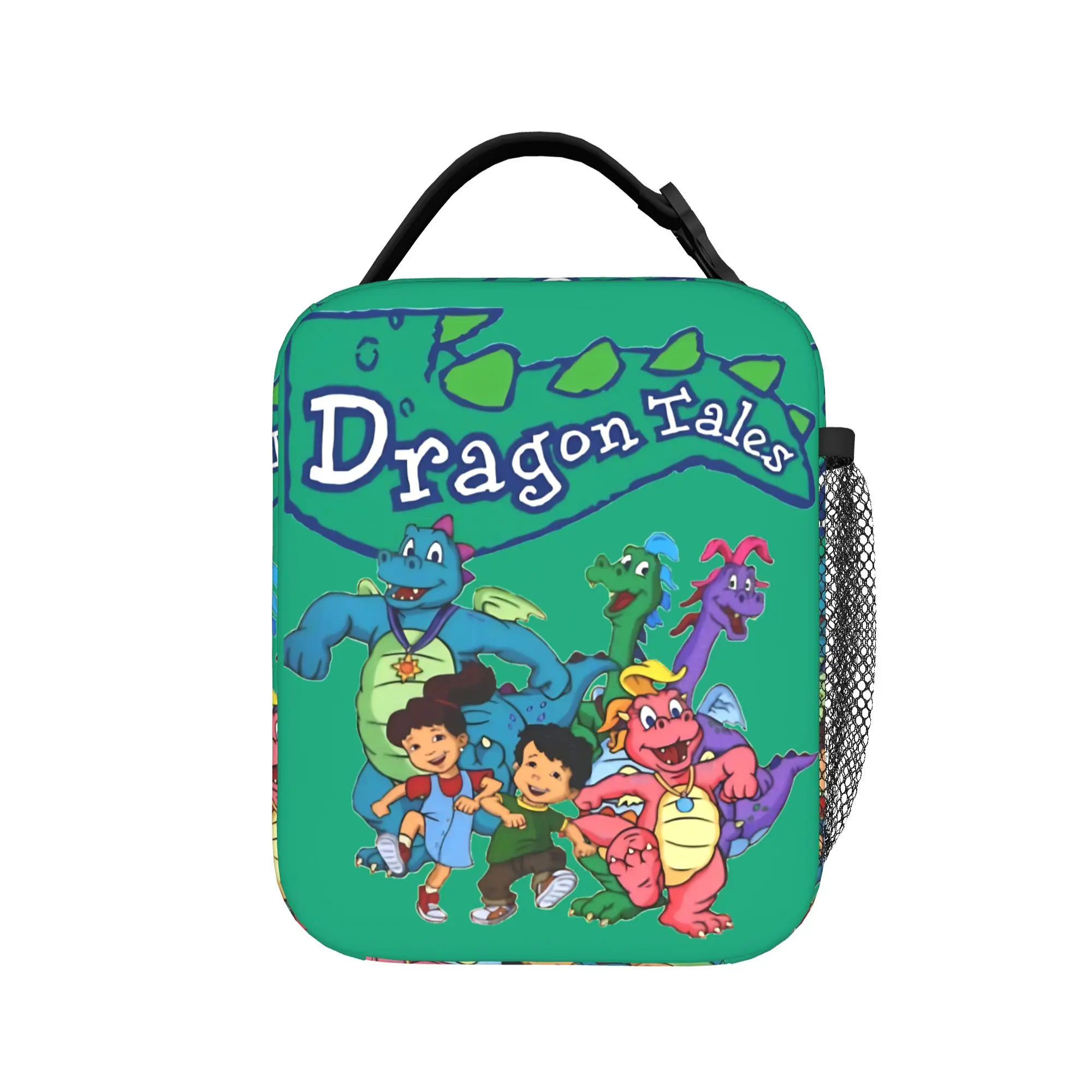 Dragon Tales Graphic Lunch Bag  Leisure Lunch Box For Women Office Convenient Cooler Bag Oxford Graphic Thermal Tote Handbags