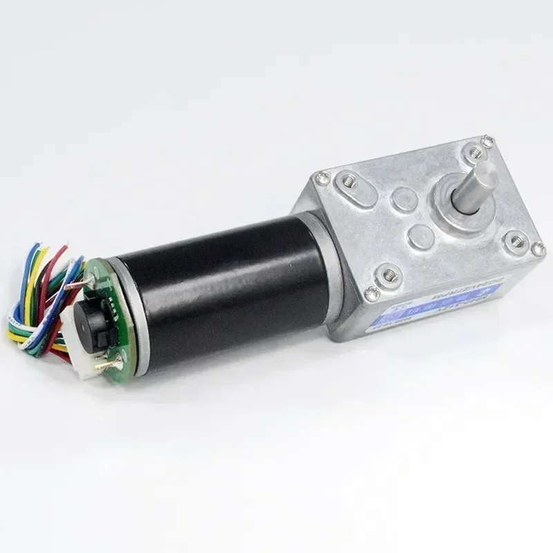 Hall encoder vibration motor 5840-31ZY worm gear and worm high torque DC 12V/24V metal gear CW/CCW automation equipment