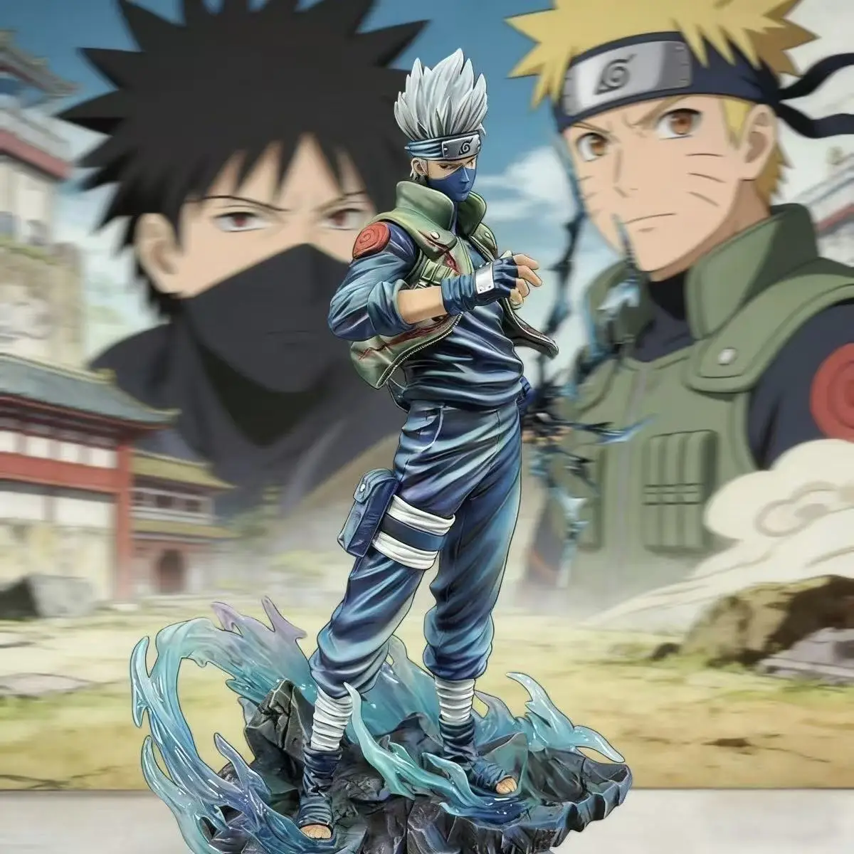 Image of Naruto Hatake Kakashi Figur Lightning Slash Special Edition Anime-Peripheriemodell Geschenk für Jungen