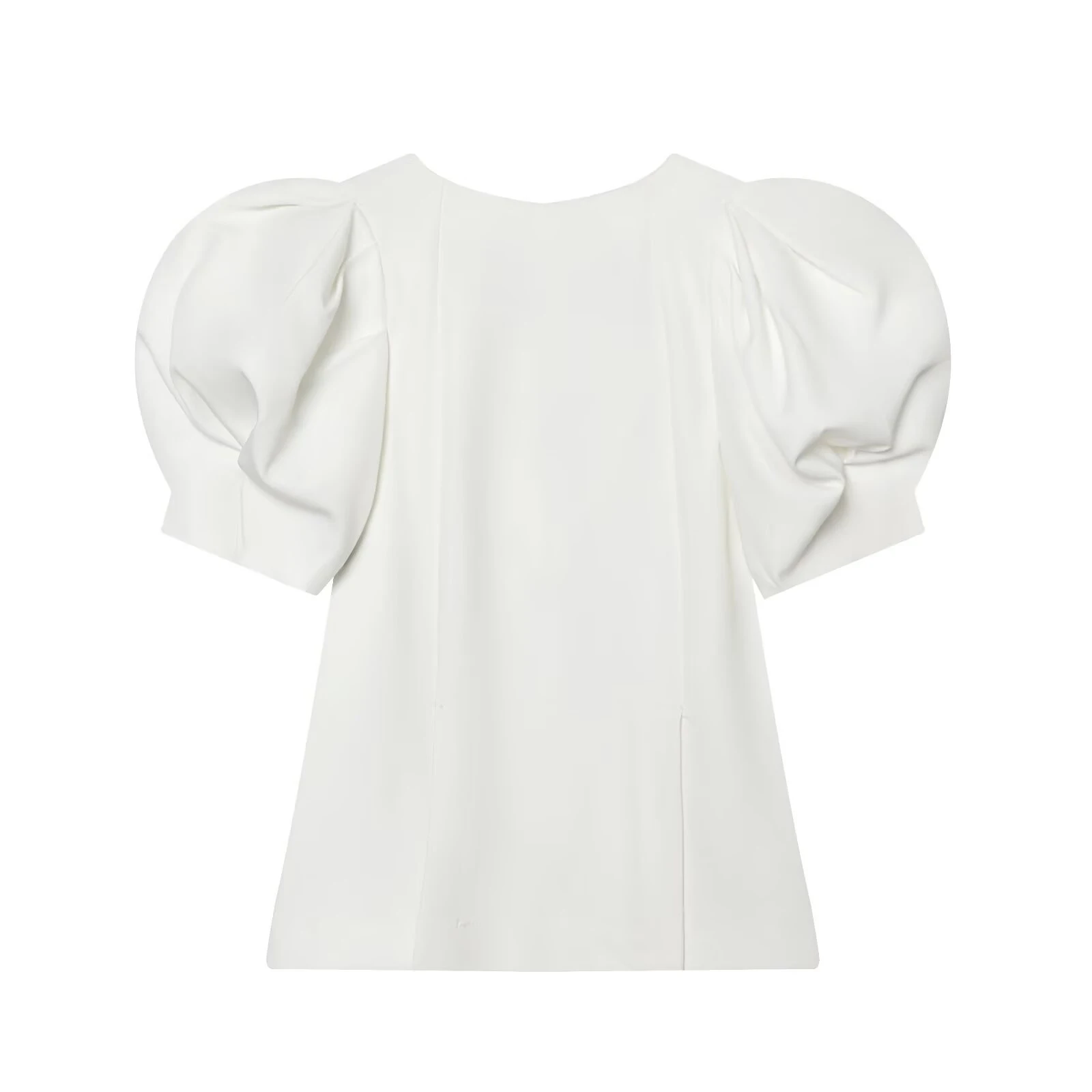 2026 Sommer Neu Französisch Elegantes Vielseitiges Hemd Damen Pendler-Oberteil mit Puffärmeln und Taillenbund für einen schlanker Look