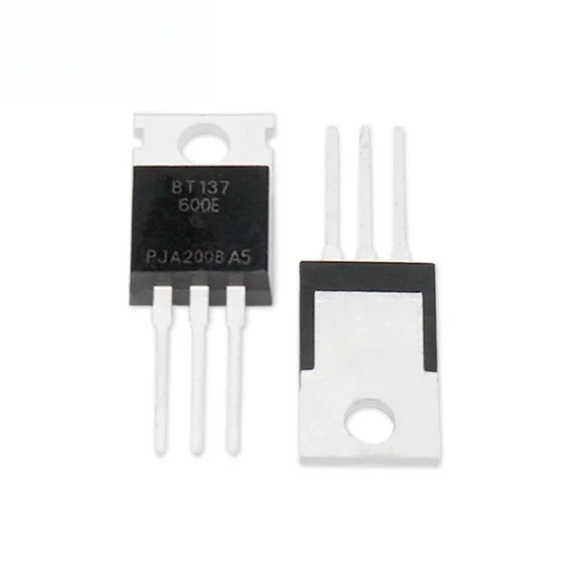 5PCS BT137 600E BT151 500R Transistor Triacs Kit TO-220 Package 8A/12A 600V/500V for AC Power Control/Dimmer Integrated Circuits