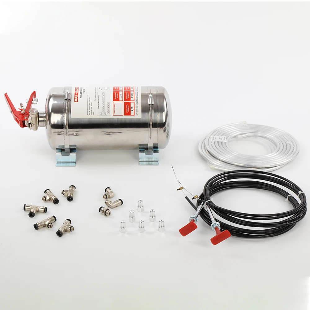 Offres spéciales 4.25L systèmes d'incendie de voiture de course mécaniques, extincteurs