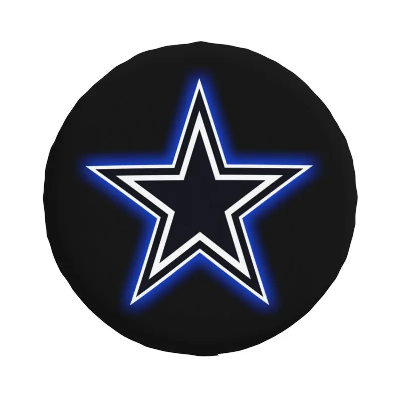 Custom Cowboy Star Spare Tire Cover for Prado Pajero Wrangler Jeep RV SUV Camper Car Wheel Protector Covers 14