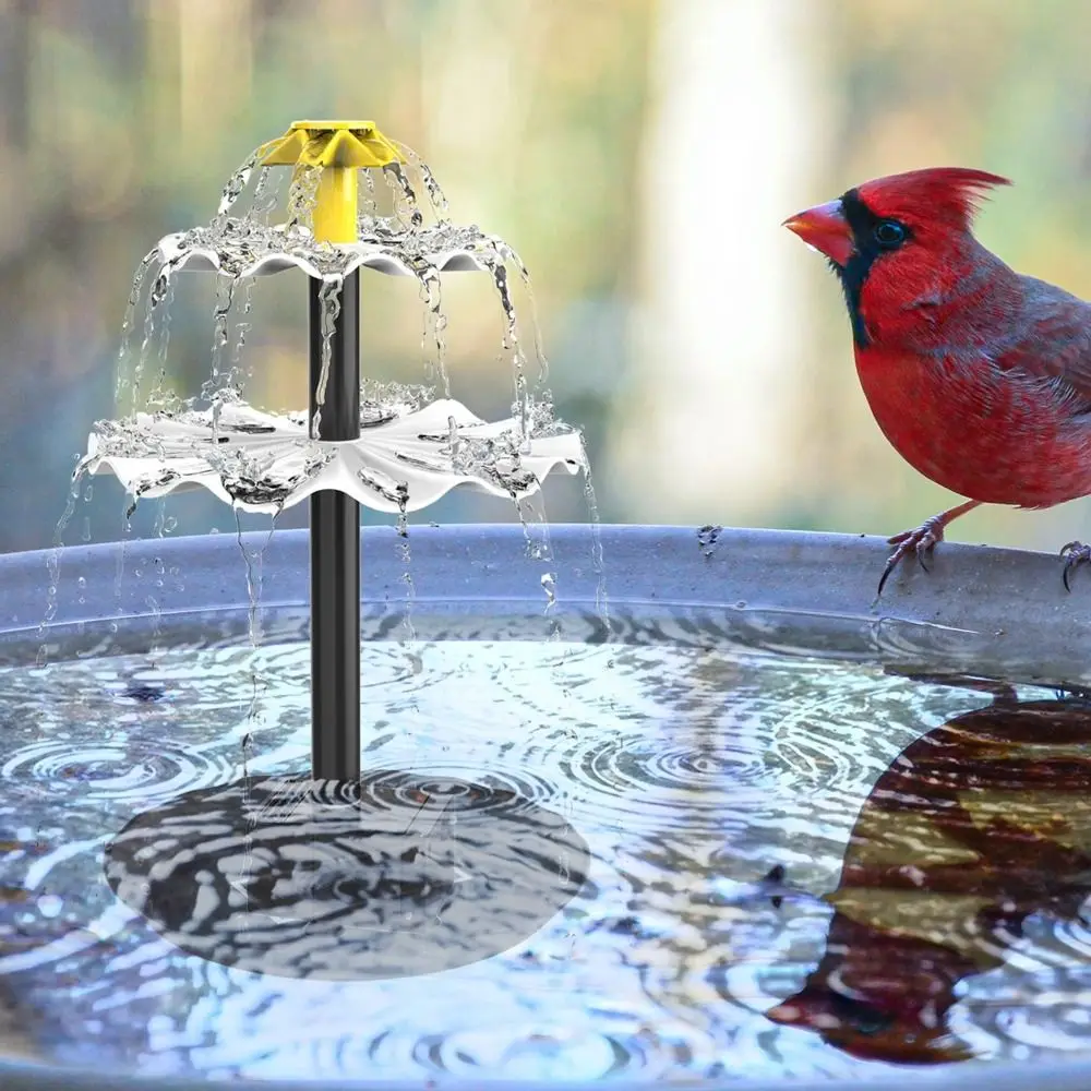 

Fish Tank DIY Solar Fountain Pump With Water Pump With Spray Heads Water Sprinkler Sprayer Solar Panel Solar Panel Fountain Pond