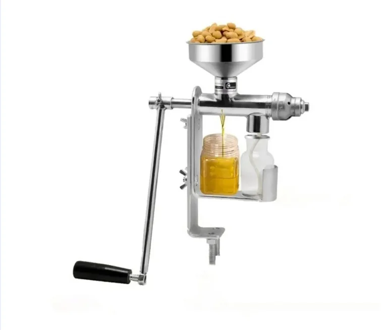 Manual Small Oil Press Machine Soybean Oil Extractor Peanut Sesame Seed Oil Presser For Home Use