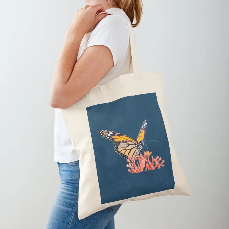 

Gift idea butterfly Monarch butterfly on blossom Tote Bag ecological bags university shopper bag tote bag canvas