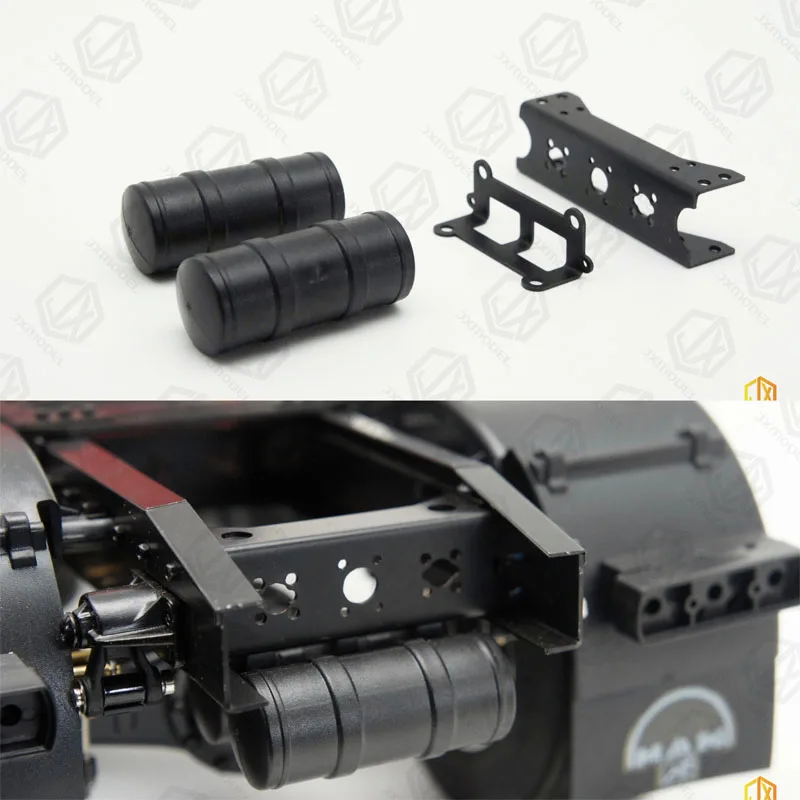 Gas Tank Accessories-JXmodel For Tamiya Car Model 1:14 For MAN F2000 Tractor Tail DIY Model