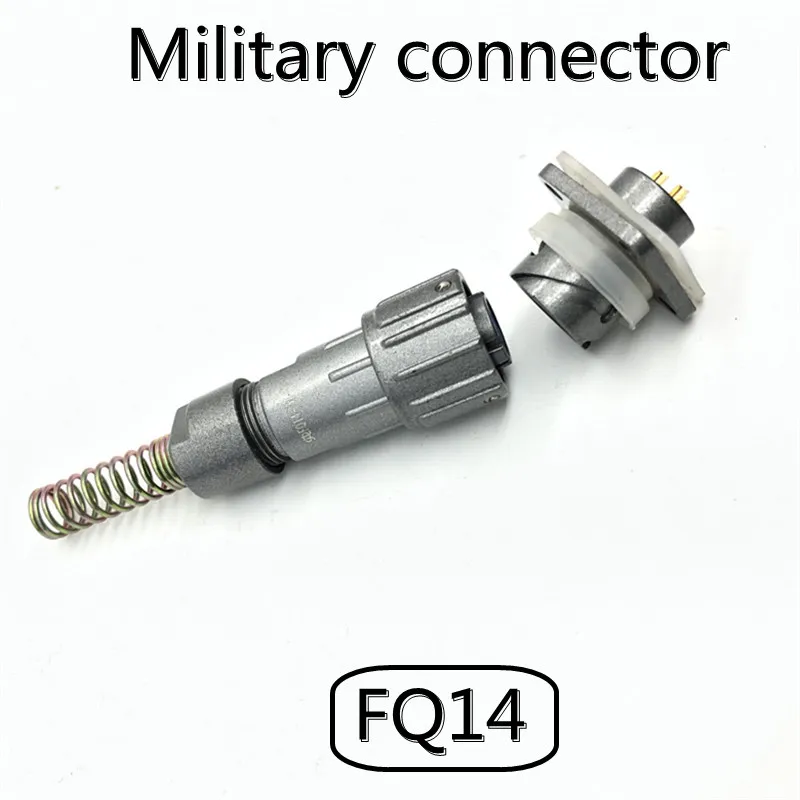 Sealed Waterproof Military Electrical Connector FQ14 Military Aviation Plug Socket FQ14 2P/3P/4P/5P/7P/9P IP67