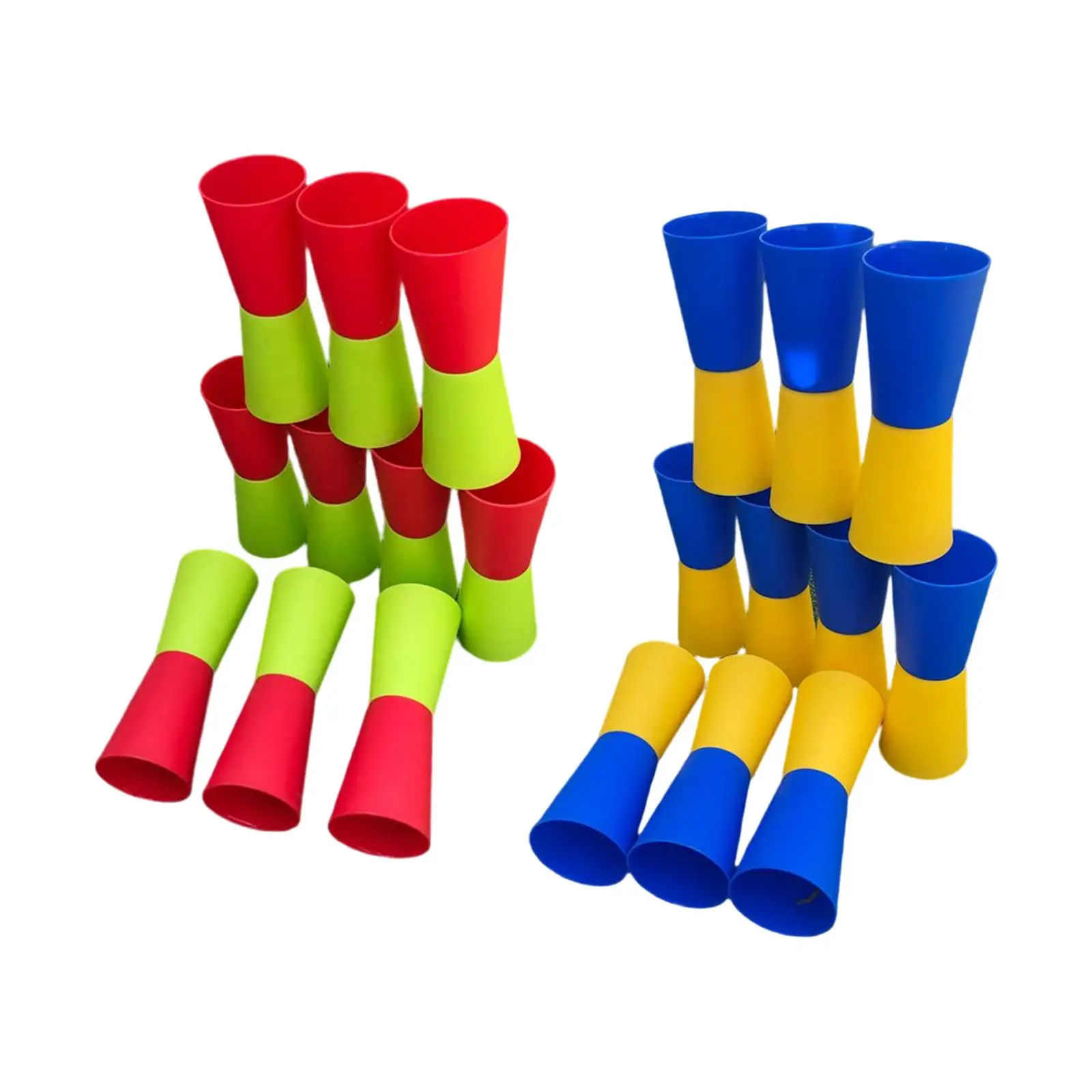 10Pcs Flip Cups Agility Training Body Coordination Sensory Integration Running Reversed Cups for Kindergarten Indoor