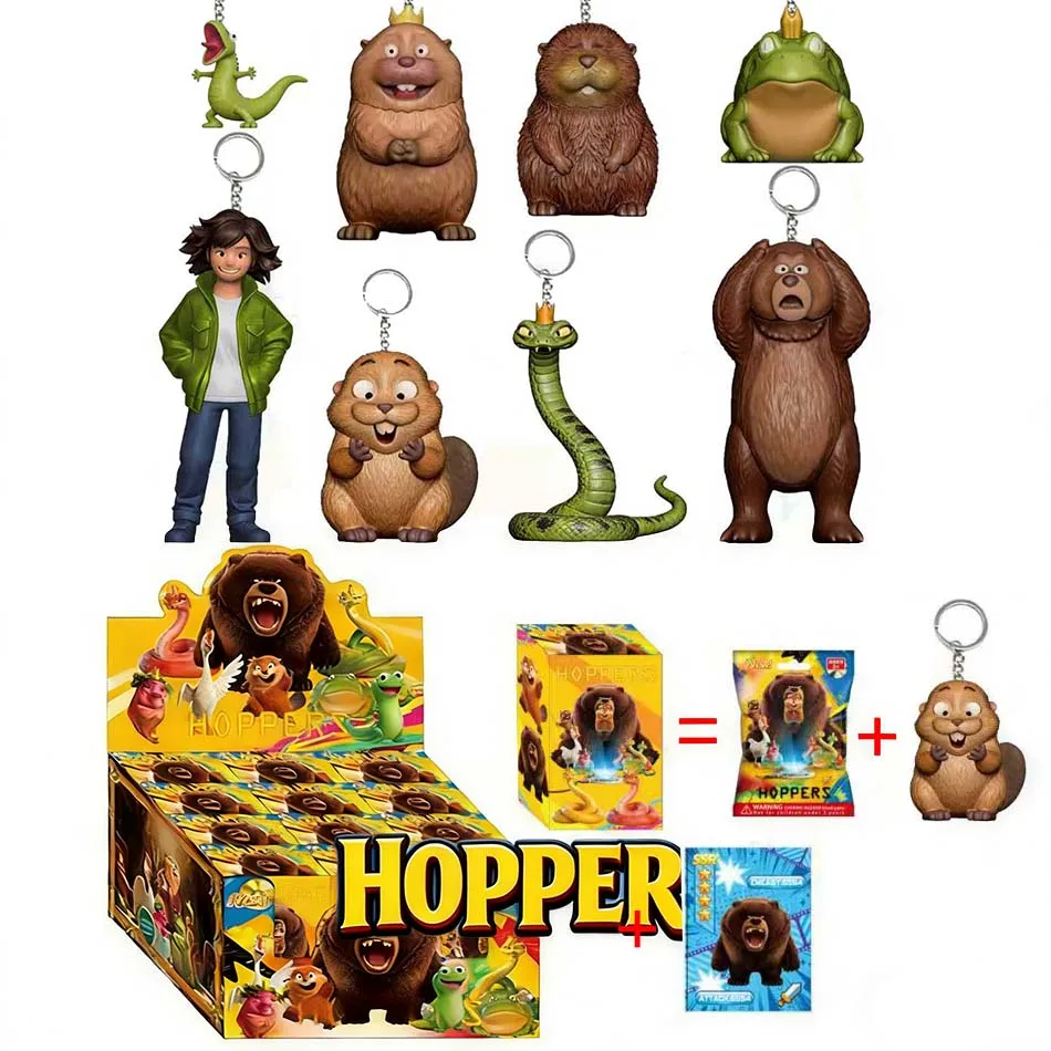 

Горячая новинка: Набор из 24 фигурок-трансформеров Disney Pixar Hoppers Beaver Transformation Plan – милые мультяшные ПВХ-модели, игрушки-подарки для детей