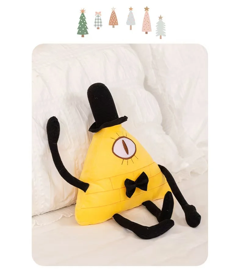 Latest Christmas Town Triangle Doll Kawaii Stuffed Plush Toy Handmade Doll Cartoon Anime Cute Children's Birthday Gift Doll
