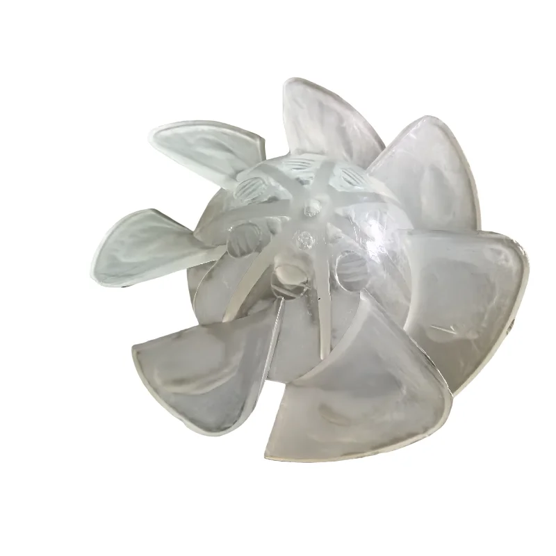 55mm diameter Fan Parts plastic 7-blade fan blade for Hair Dryer