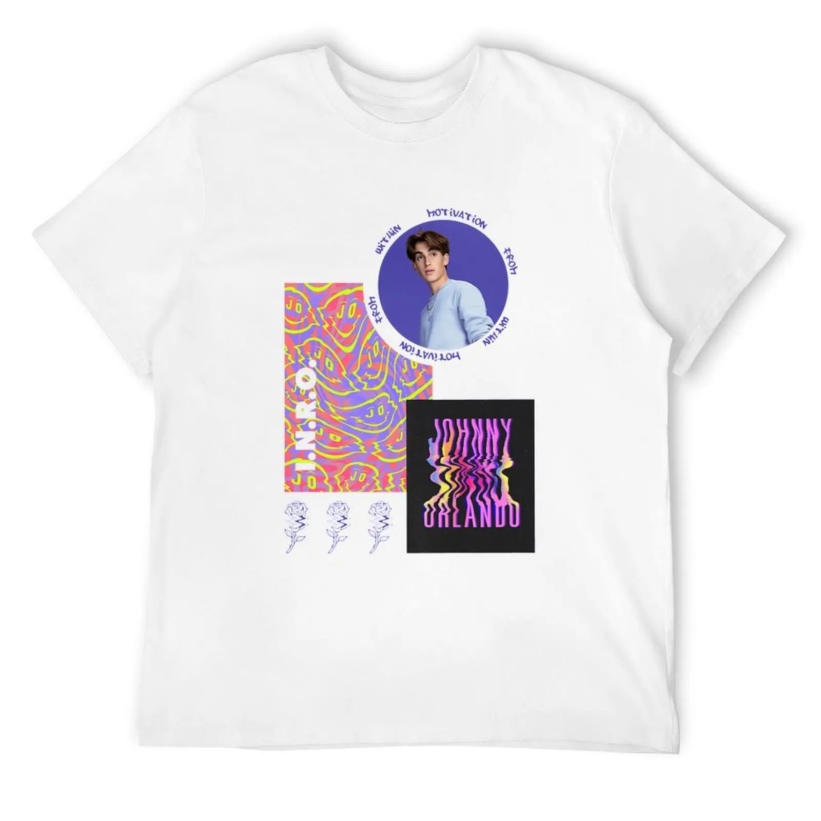 

Johnny Orlando Collage Premium T-Shirt street wear plus size clothes vintage compression shirt men