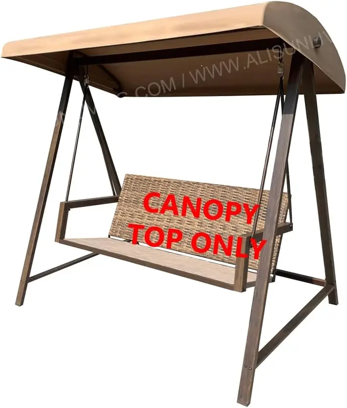 Replacement Canopy Top For Model #Gcs00250B-Yd For  Patio Swing (Top Only) (Canopy Top)