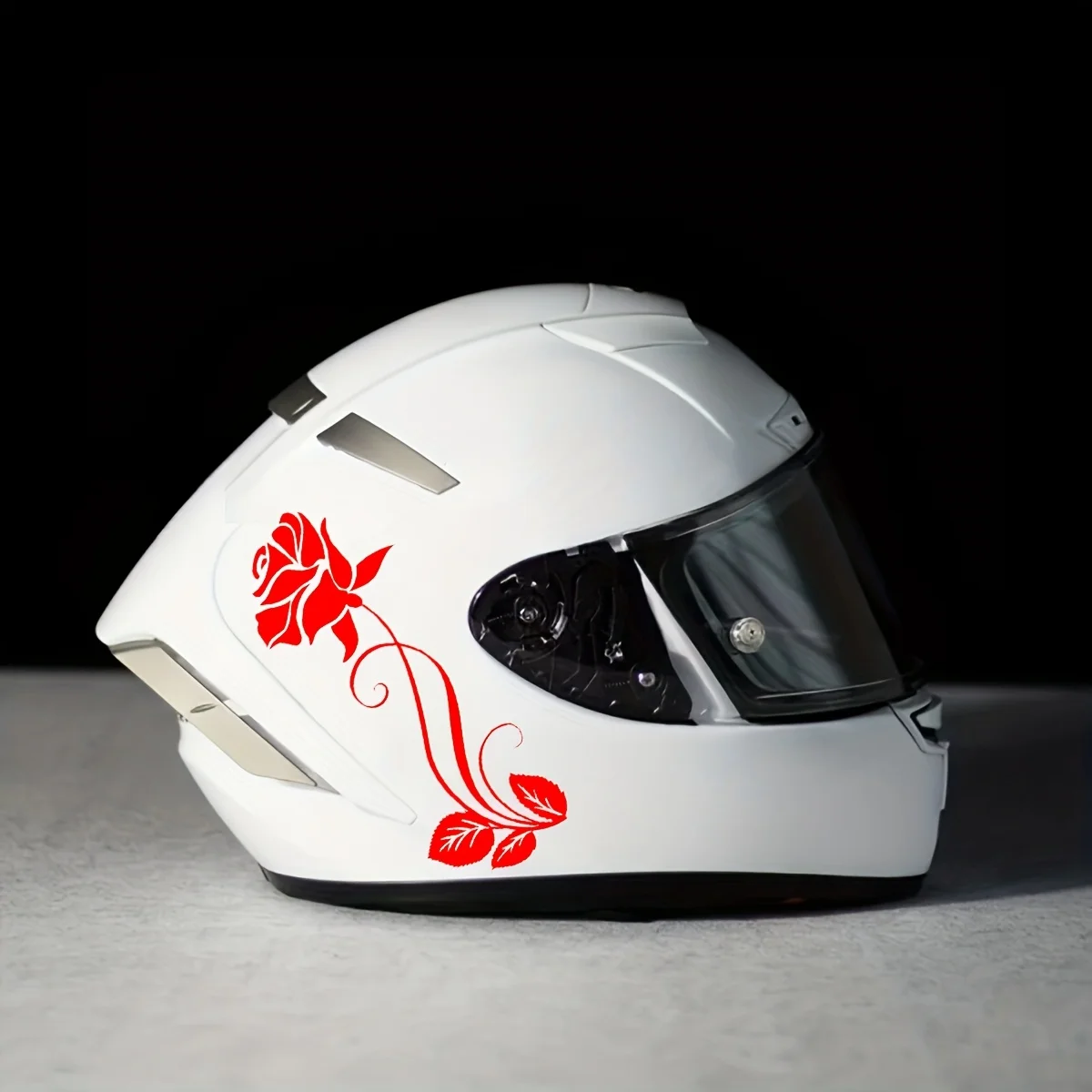 

2PCS/SET Stylish Red Rose Stickers, Suitable for Car Windows, Phone Cases, Backpacks, Highlight Feminine Taste