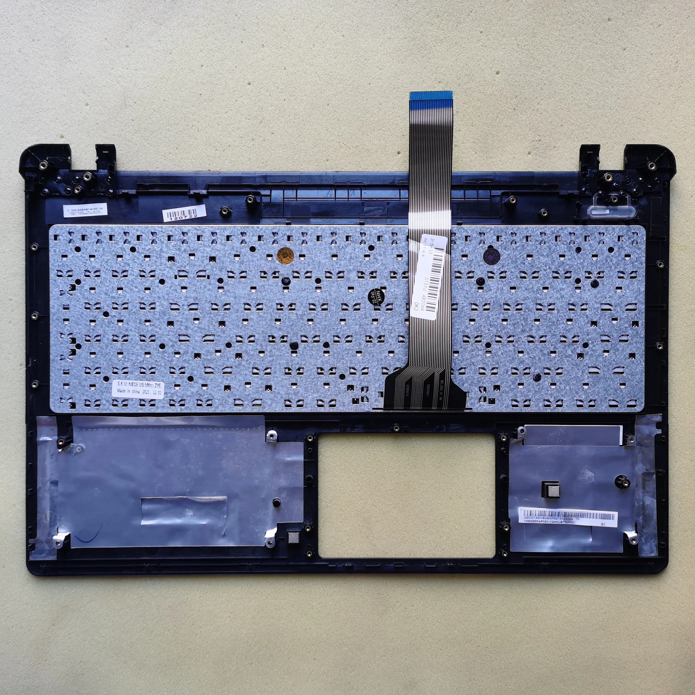 Neue Laptop-Tastatur mit Handballenauflage für ASUS K55V/VD X55 A55V A55VD K55 K55VM R500V