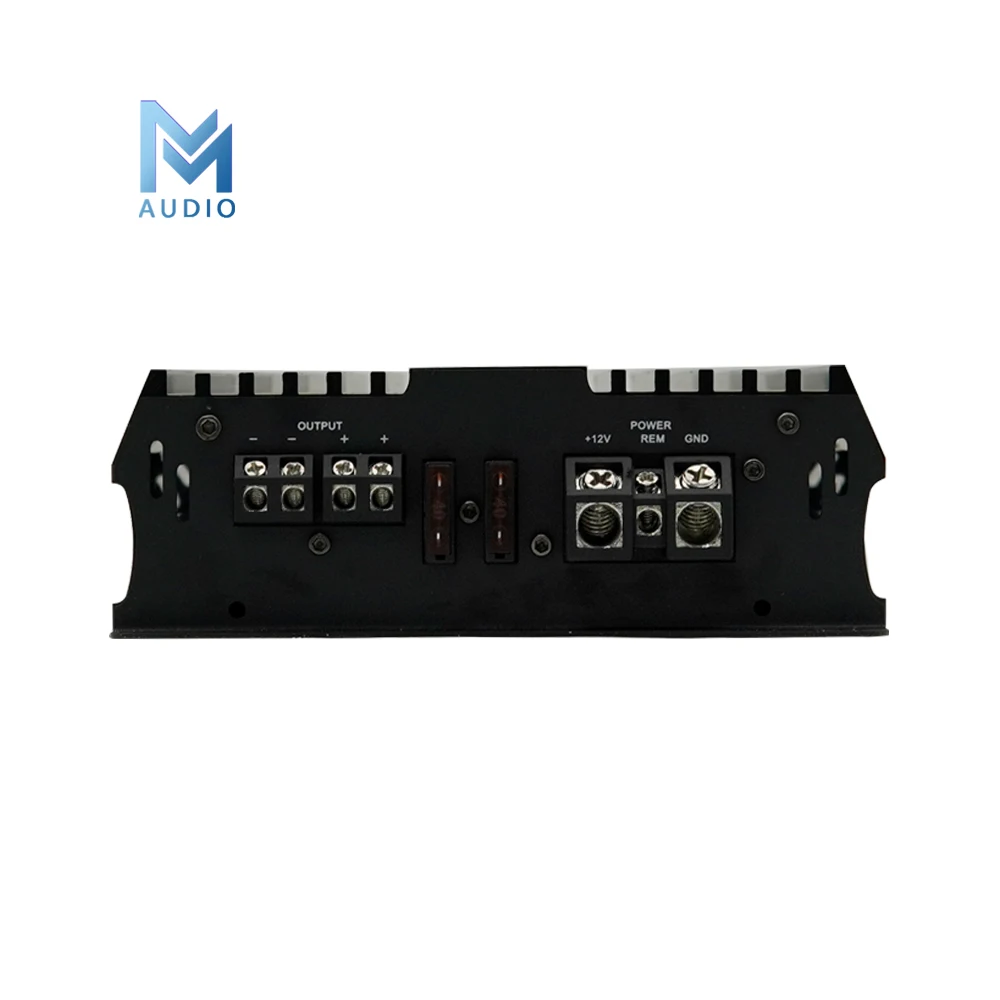 OEM-ODM Auto Audio Versterker Mono Block Klasse D Auto Audio Luidsprekersysteem 1 Kanaal 500W Auto Versterker 12V