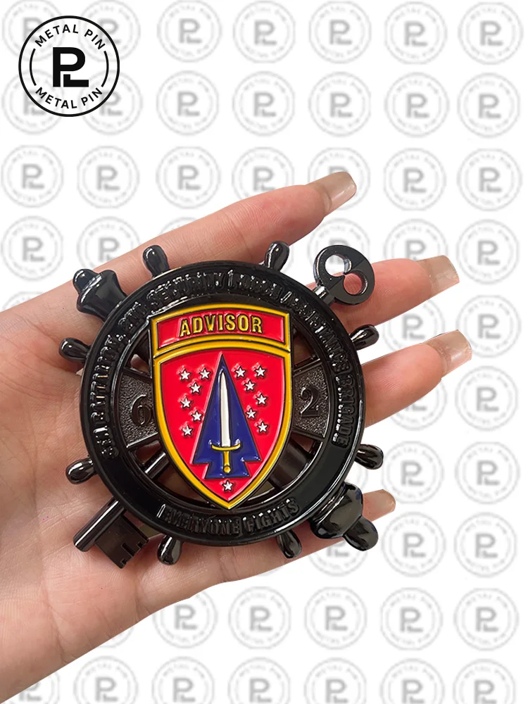 Médaille personnalisée Médaille de prix commémoratif personnalisée pour la commande en gros du club d'entreprise