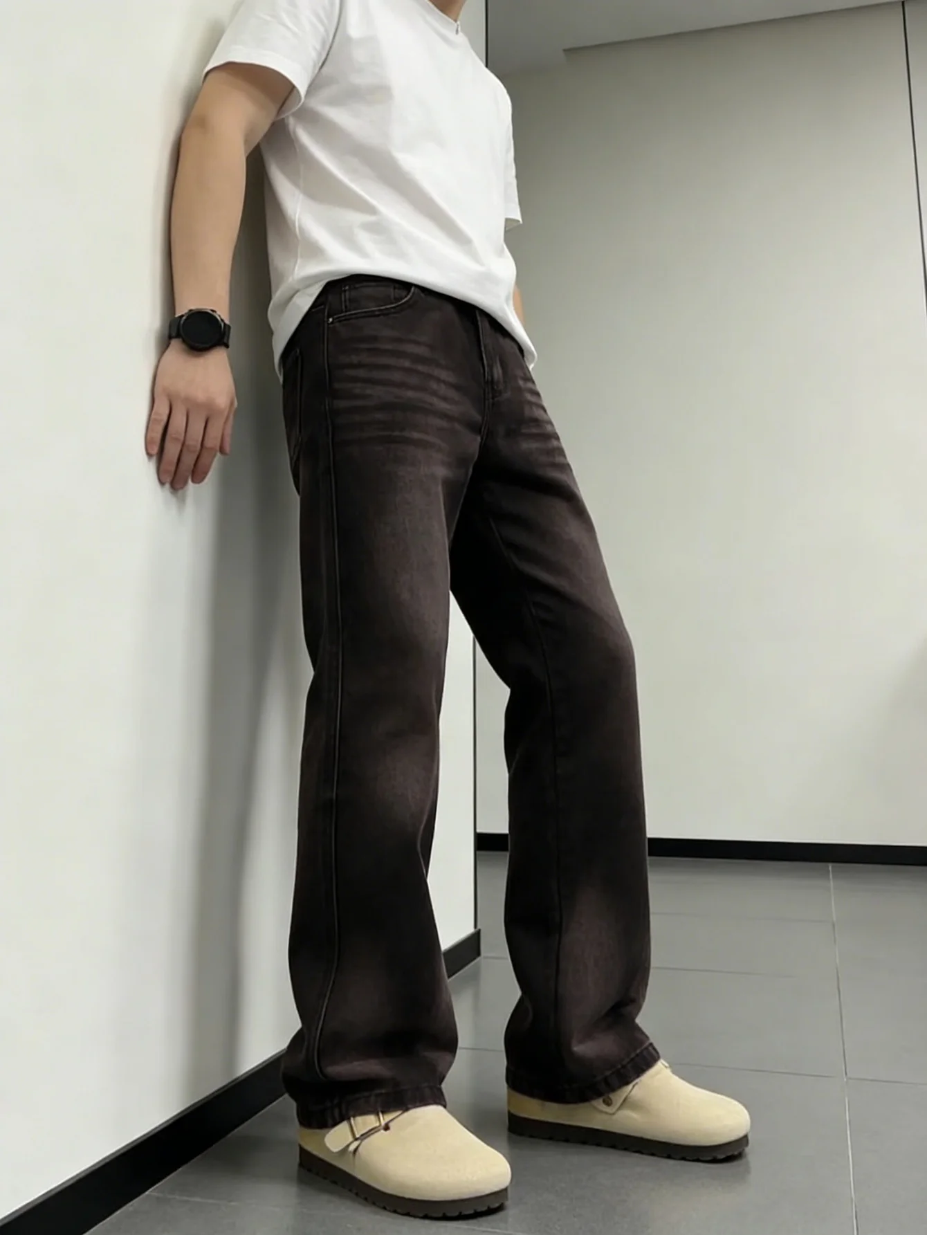 Jeans Pant Baggy Black Unisex Jeans For Man Y2K Drip No accessories or belts included