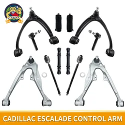 Svenubee Front Upper Lower Control Arm Sway Bar Tie Rod Kit for Cadillac Escalade Chevrolet Avalanche Silverado GMC 2007 - 2014