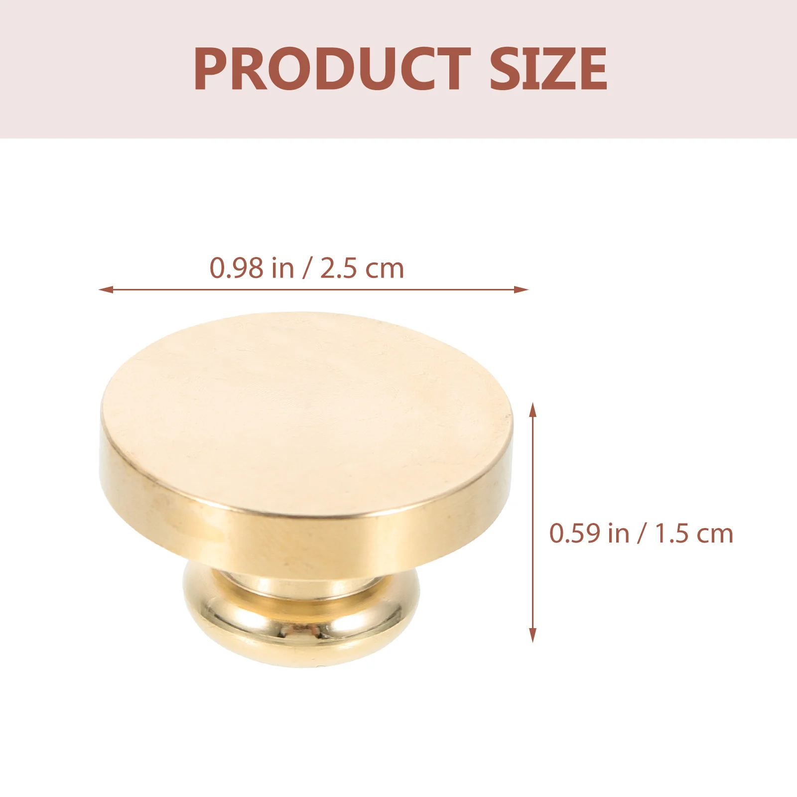 Blank Wax Seal Stamp Head Translucent Heads Replacements Brass Envelope Sealing Lacquer Bridesmaid