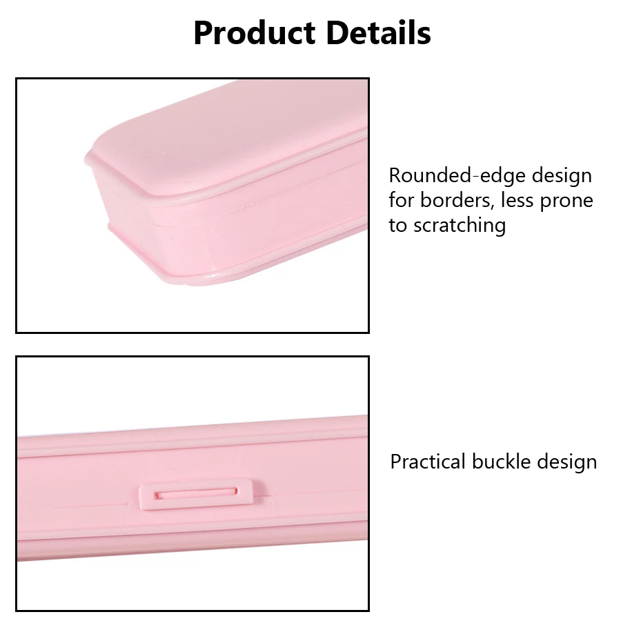 Stylish Desktop Nail Art Tool Organizer Compact Storage Box Case Container for Salon Home Use Clear Organizer