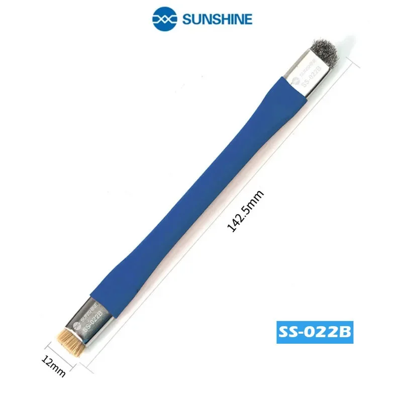 SUNSHINE SS-022B/022 Safe Brush Anti-Static Motherboard PCB Cleaning Brush for Mobile Phone Repair Tool Double Head Convenience