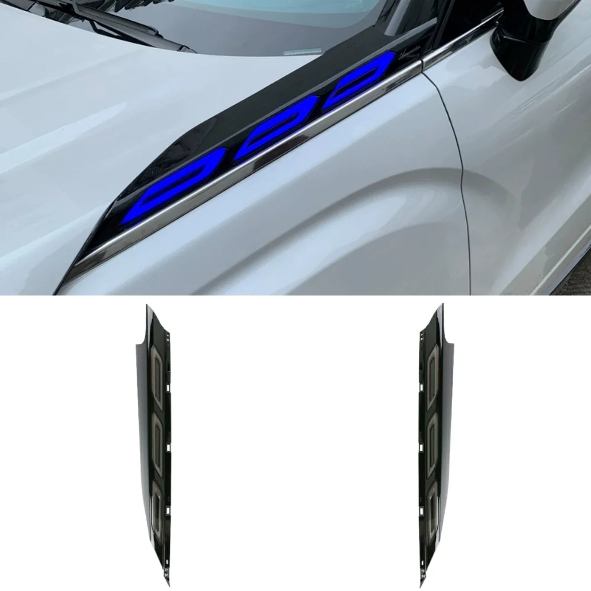 LED Fender Light For Honda Avancier 17-22 Modified Stream Engine Cover Lamp Turn Signal Light Car Accessories