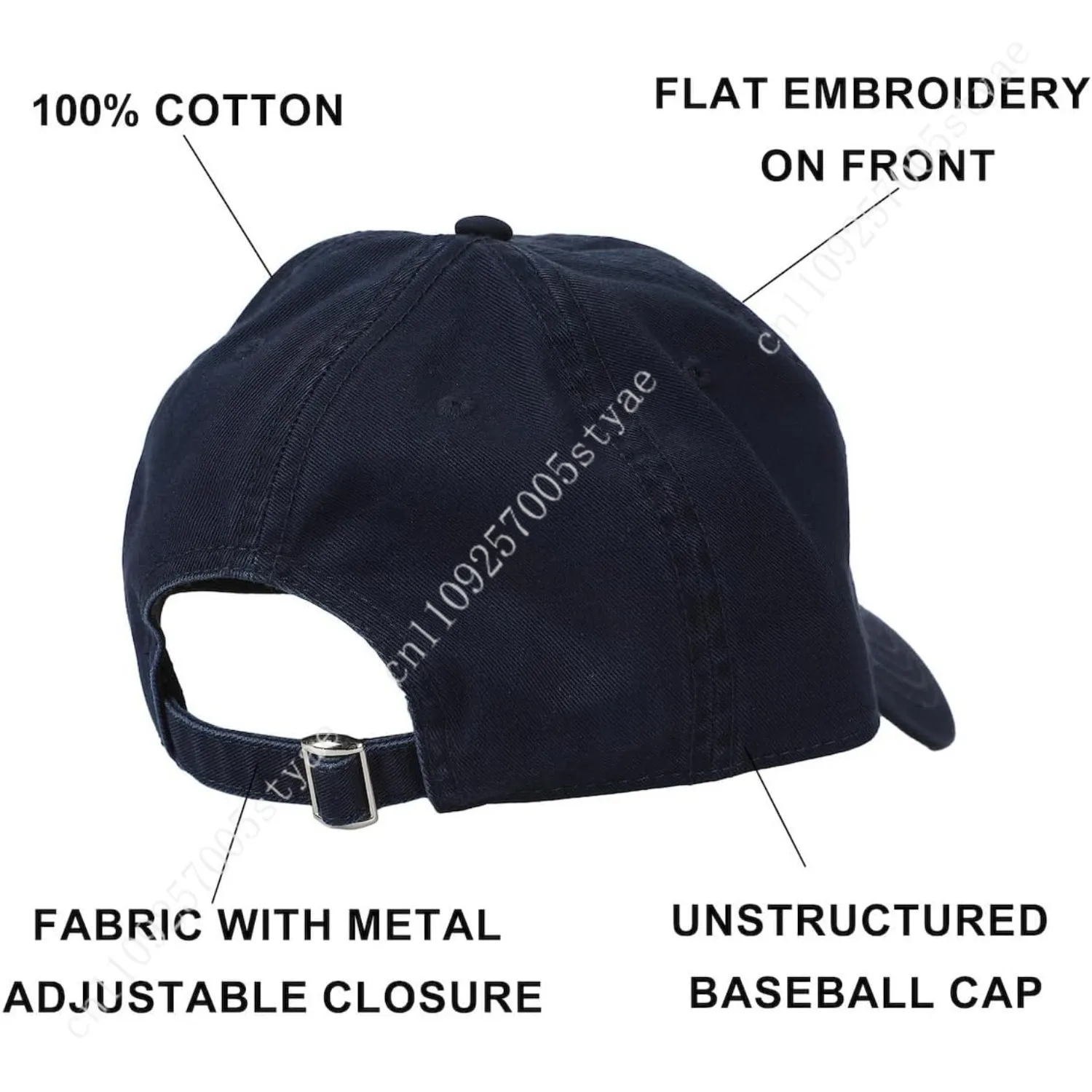 Disney Stitch Embroidered Character Art Blue Unstructured Baseball Cap