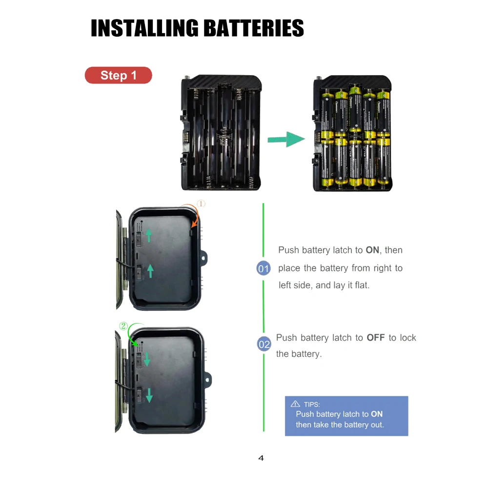 AA Battery Box For SuntekCam Hunting Trail Camera HC-940Pro/950Pro HC-940A/950A Wifi940Pro/950Pro  Hunting Camera Battery Box