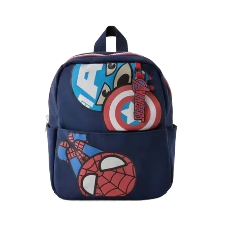 Nueva mochila escolar de dibujos animados de Marvel Spider-Man, Capitán América, para niños, nueva mochila pequeña para niños de guardería, mochila bonita