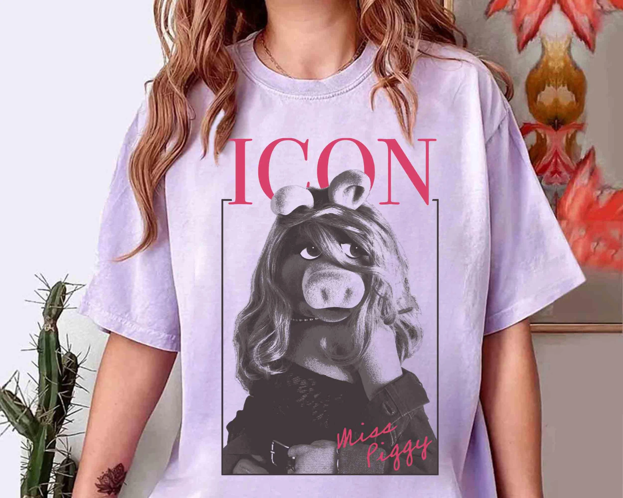 

Disney Puppet Show Peppa Pig Icon Poster, Retro Shirt, Cute Peppa Pig T-shirt, Disney Park Family Holiday Vacation Journey