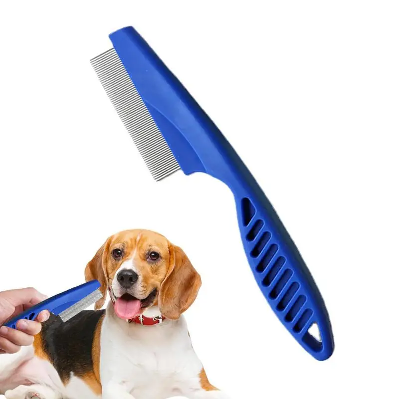 Flea Comb For Dogs Pet Cleaning Brush Flea Comb With High Strength Teeth Durable Pet Tear Stain Remover Combs For Small Dogs