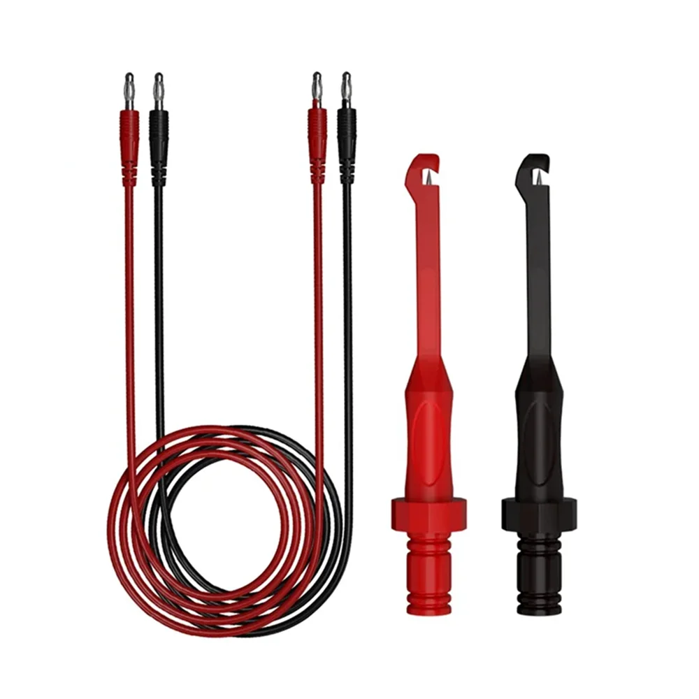 Multimeter-Prüfkabel-Set Digitale Elektrische Prüfspitzen mit Krokodilklemmen Testpinzetten Drahtdurchdringende Rückspitzen – Detail 13