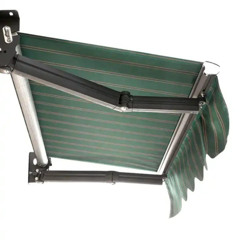 

Full Cassette Aluminum Retractable Awning Rainproof Sunshade For Outdoor Balcony Patio Waterproof UV Protection