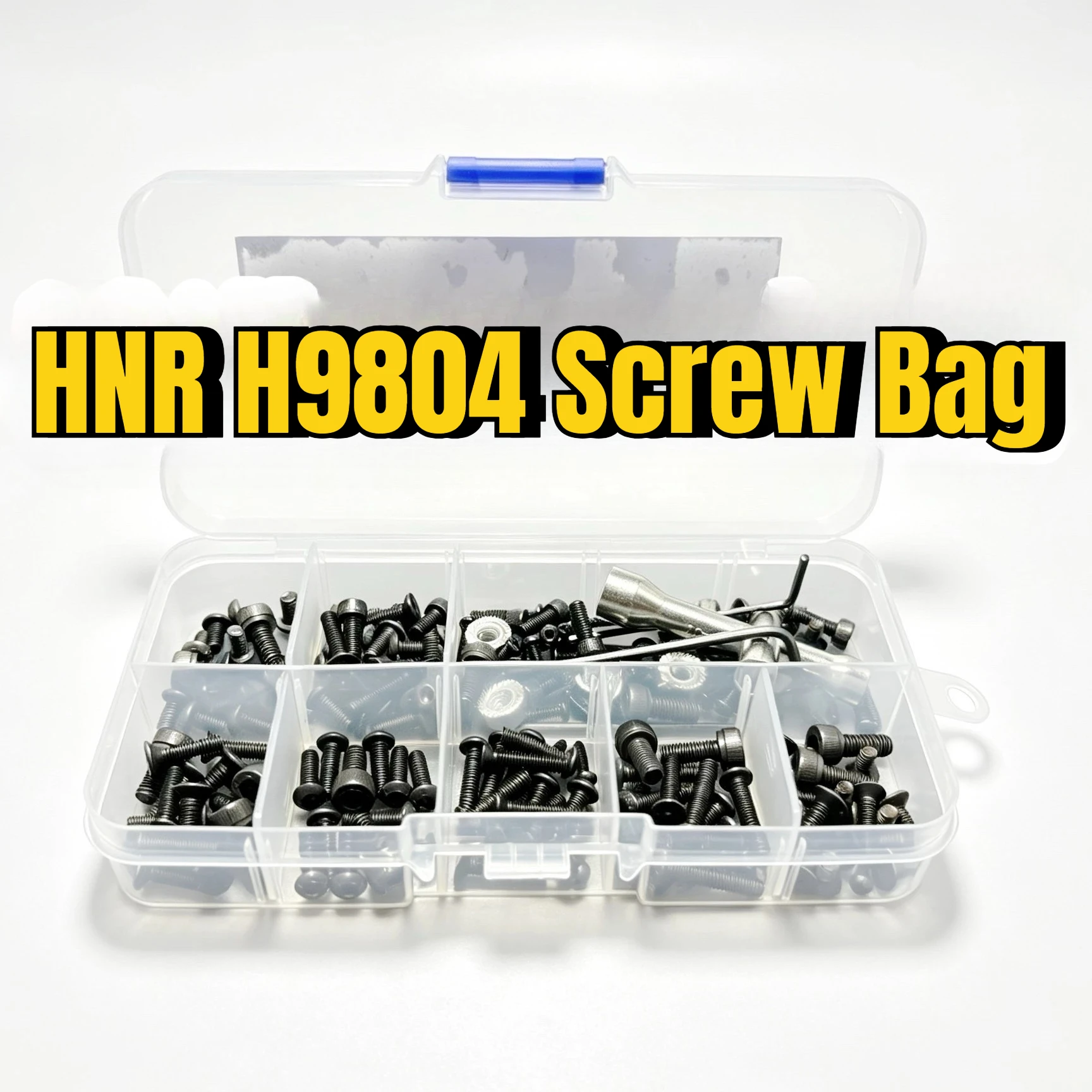 HNR H9804 Model Car RC Vehicle Parts - All Interior Hexagonal Screws and Tool Accessories HNR H9804 Screw Bag
