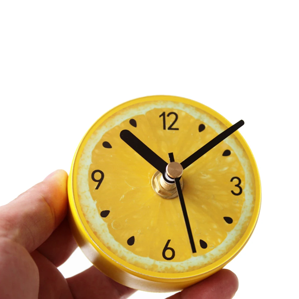

Lemon Refrigerator Clock Fruit Fridge Magnets Magnetic Kitchen Time Taste Fruits Cartoon Sticker