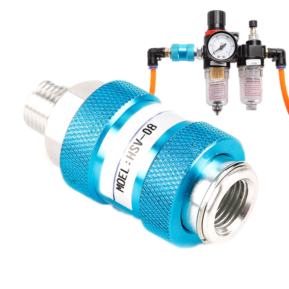 Slide Valve Pneumatic Manual Slide Valve Flow Control Manual Switch G1/8 1/4 3/8 1/2 For BSPT Thread HSV-06 HSV-08 HSV-10 HSV-15