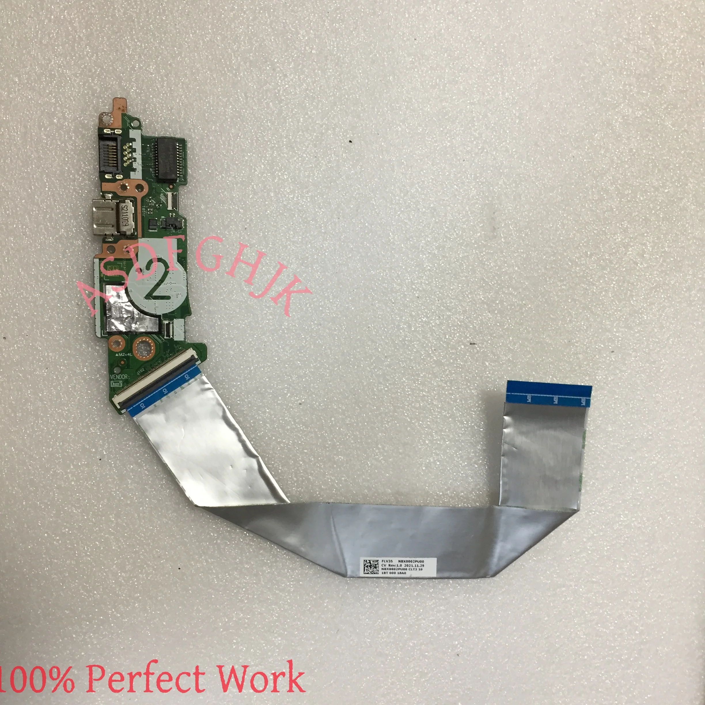 For Lenovo 5C50S25151 New USB Card Reader IO Board LS-K056P ThinkBook 15 G2 ITL 20VE 15 G3 ITL 21A5 WITH CABLE , Freeing shippin