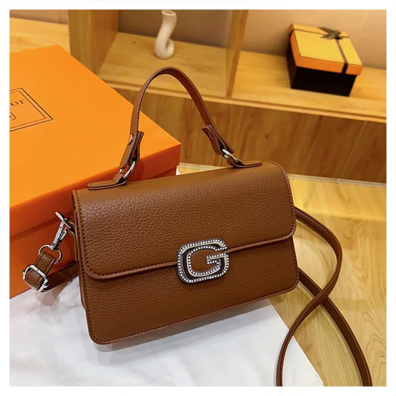 

Minimalist Solid Color Tote Bag 2026, Designer Style Top Handle Crossbody Purse, Chic & Versatile Everyday Luxury Shoulder Bag