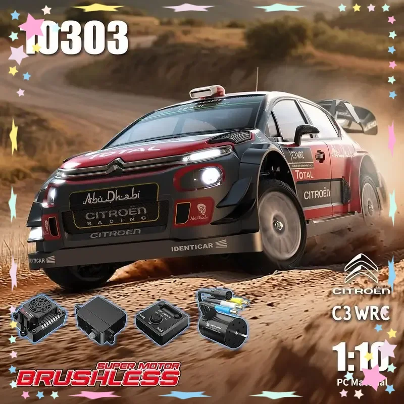 MJX Professional RC Car 1:10 Scale Citroen Drift Model Remote Control Racing Vehicle for Rally Full-Size 10303/10304