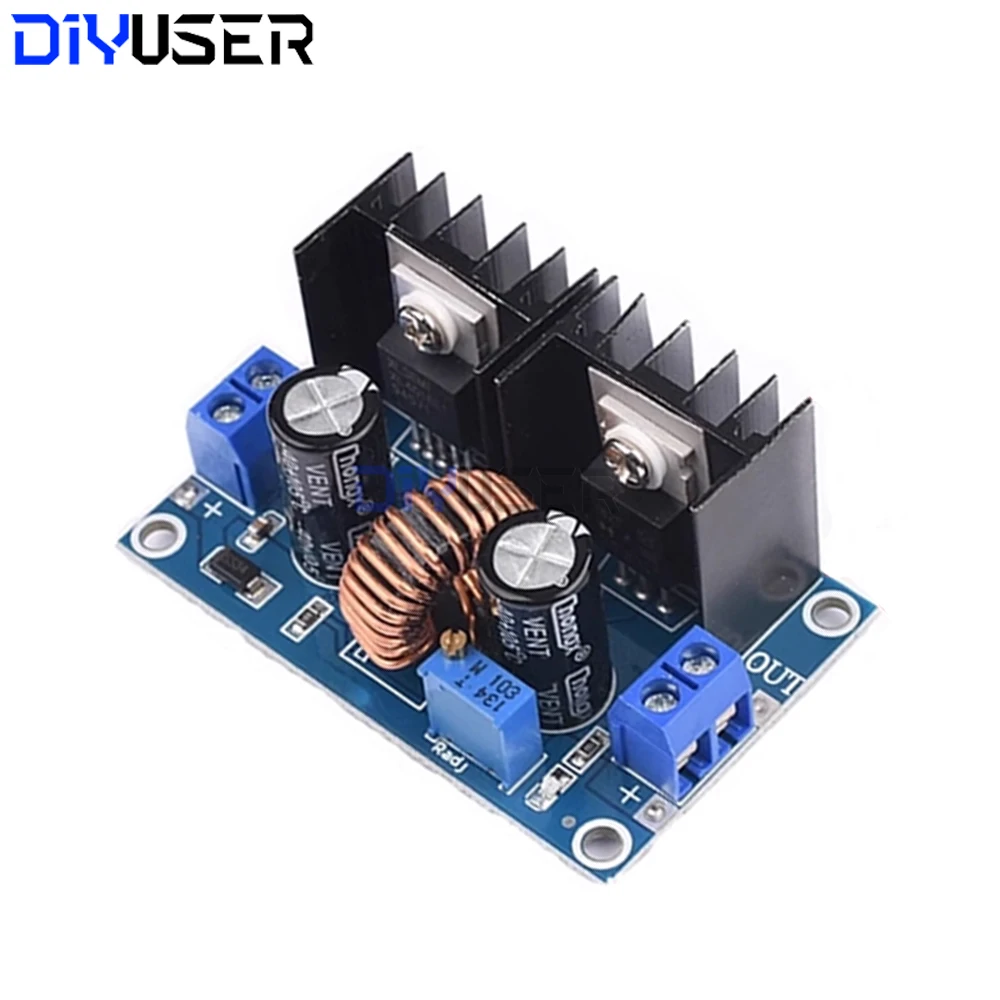 XL4016 PWM Einstellbar 4-36V bis 1,25-36V Step-Down Board Modul Max 8A 200W DC-DC Step Down Buck Converter Netzteil