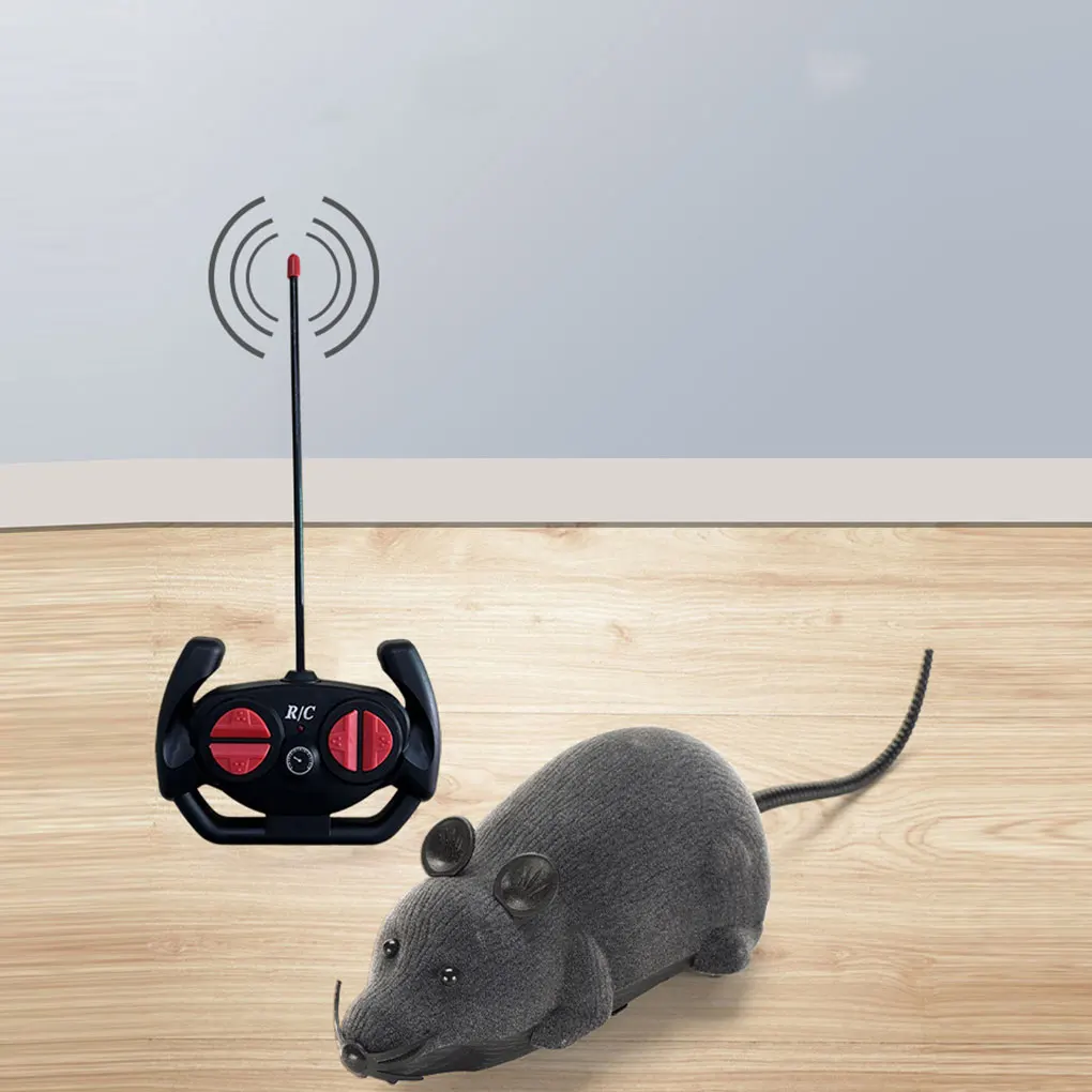 Electronic Cat Toy Convenient And Portable Interactive Play For Pets Remote-Controlled Rats